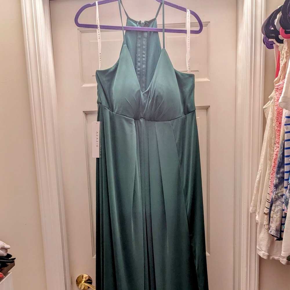 Azazie Annabelle Racerback empire maternity dress